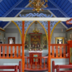 Chapel Interior at Skógar Museum