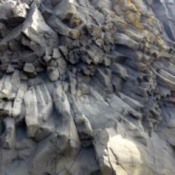 Rock formations at Dyrholaey